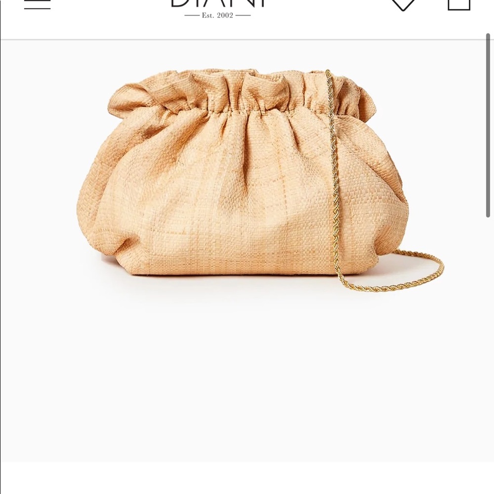 Willa Mini Clutch - natural - 100% raffia